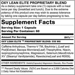 OXY LEAN PREMIUM THERMOGENIC (3 BOTTLE BUNDLE)